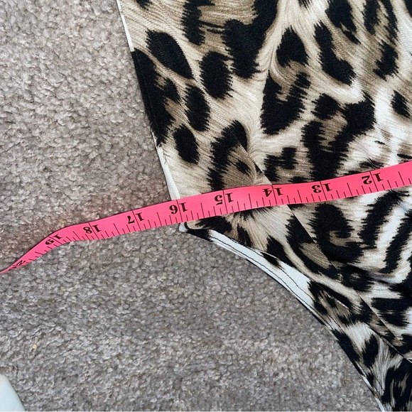 S-Twelve Women's Sleeveless Animal Print Top Size Small - Picture 4 of 7